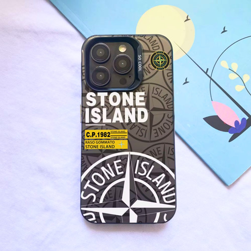 Coque stone island noir iphone - coque,