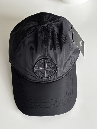 Casquette stone island noire - casquette,