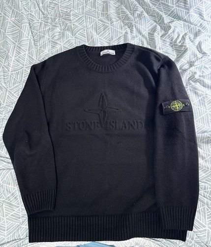 Pull stone island noir - island, –